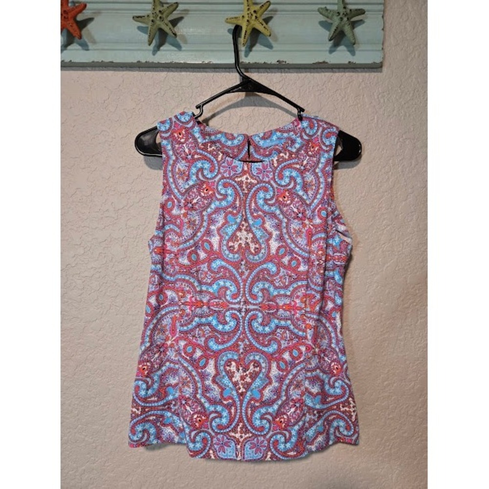 J. McLaughlin Paisley Tank Top